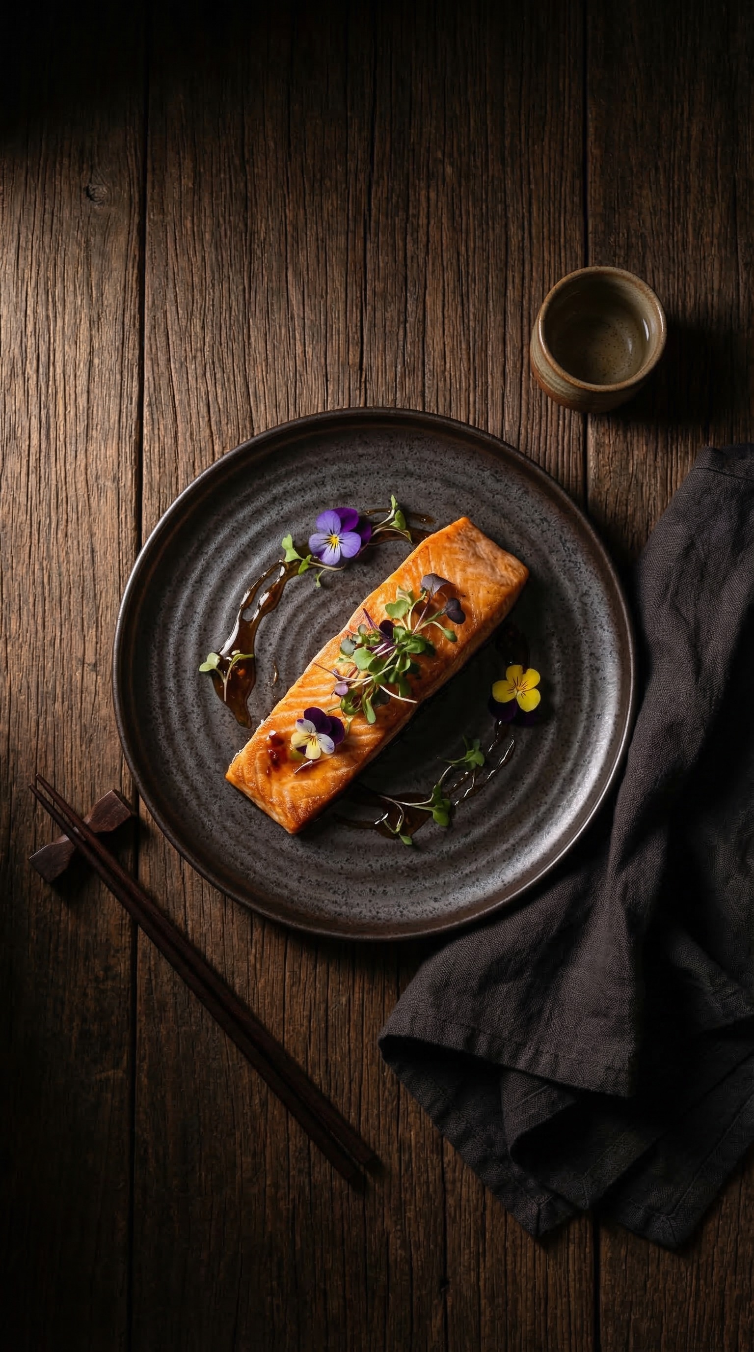 AI-generated restaurant dining scene