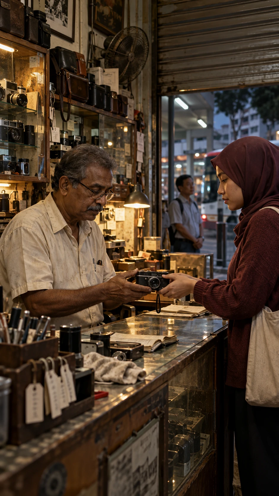 Original shared-world anthology concept for Singapore brand storytelling.