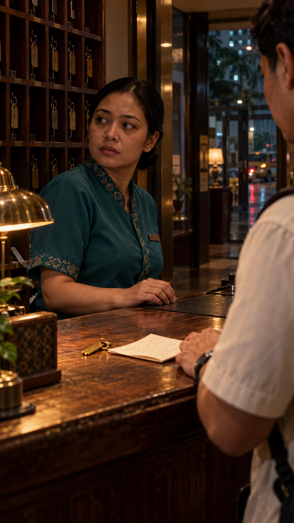 Original workplace mystery concept for Singapore brand storytelling.